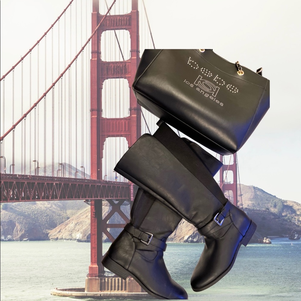 4. New Day Women’s Tall Black Boots
